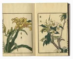 KONO BAIREI - Bairei hyakucho gafu (Album dei cento uccelli e fiori di Bairei).