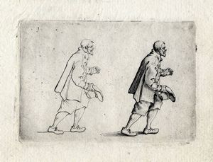 Jacques Callot : Sette tavole da Capricci di varie figure.  - Asta Arte antica, moderna e contemporanea - Associazione Nazionale - Case d'Asta italiane