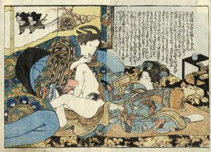 Lotto di sei shunga.  - Asta Arte antica, moderna e contemporanea - Associazione Nazionale - Case d'Asta italiane