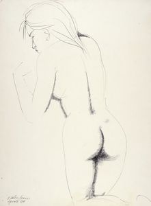 Emilio Greco - Lotto composto di 3 disegni erotici su 2 fogli.