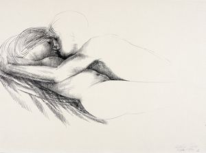 Emilio Greco - Lotto composto di 2 disegni erotici.