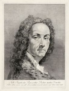 GIOVANNI CATTINI - Joh. Baptista Piazzetta Pictor, natus Venetiis.