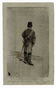 Giovanni Fattori - Un soldato.