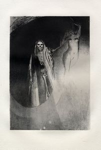 ODILON REDON - La Mort: C'est moi qui te rends srieuse; enlaons-nous.