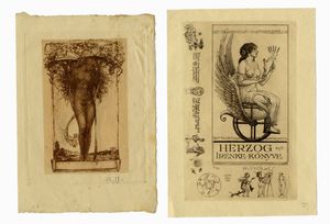 HANS VOLKERT - Lotto composto di 4 ex libris.