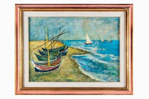 Maceo Casadei - Barche a riva.