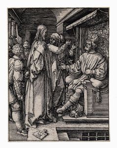 Albrecht Drer - Cristo davanti a Erode.