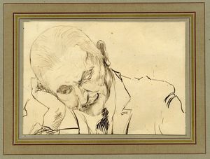 CARLO ERBA - Lotto composto di 5 disegni su 3 fogli.