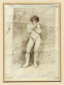 MARIANO FORTUNY Y MARSAL - Nudo maschile.