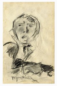 Plinio Nomellini - Ritratto maschile.