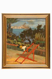 CARLO SERVOLINI - La sdraio rossa.