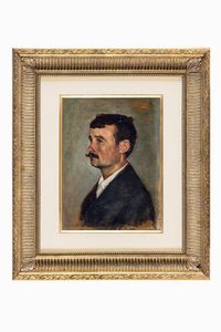 ETTORE XIMENES - Ritratto maschile.