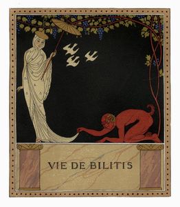 GEORGE BARBIER - Lotto composto di 27 illustrazioni, vignette e copertine da Les chansons de Bilitis di Lous Pierre.
