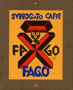 FORTUNATO DEPERO - Surrogato Caff Fago.