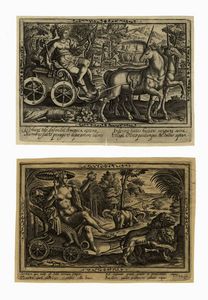 JULIUS GOLTZIUS - I quattro continenti.