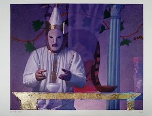 RODOLFO MELI - Lotto composto di 3 incisioni colorate a mano.