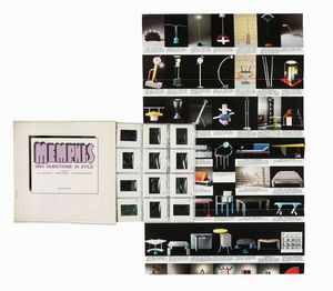 ETTORE SOTTSASS - Libro di documentazione di Memphis Milano.