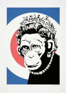 Banksy - Monkey Queen.