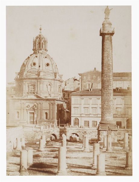 Roma. Foro Traiano.  - Asta Fotografie storiche - Associazione Nazionale - Case d'Asta italiane