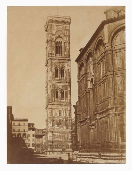 LEOPOLDO ALINARI : Firenze. Campanile di Giotto e Duomo.  - Asta Fotografie storiche - Associazione Nazionale - Case d'Asta italiane