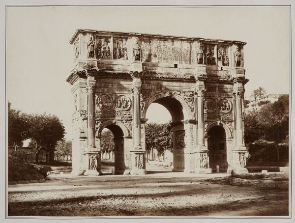 DOMENICO ANDERSON : Roma. Arco di Costantino.  - Asta Fotografie storiche - Associazione Nazionale - Case d'Asta italiane