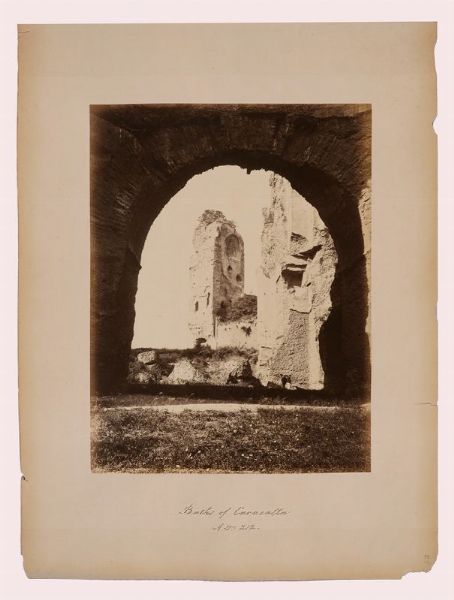 Lotto di otto vedute di Roma.  - Asta Fotografie storiche - Associazione Nazionale - Case d'Asta italiane