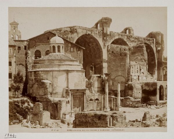 Lotto di dieci fotografie di autori vari: vedute di Roma.  - Asta Fotografie storiche - Associazione Nazionale - Case d'Asta italiane