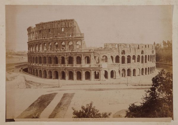 Lotto di dodici fotografie di autori vari: vedute di Roma.  - Asta Fotografie storiche - Associazione Nazionale - Case d'Asta italiane