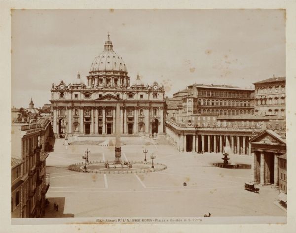 Lotto di dodici fotografie di autori vari: vedute di Roma.  - Asta Fotografie storiche - Associazione Nazionale - Case d'Asta italiane