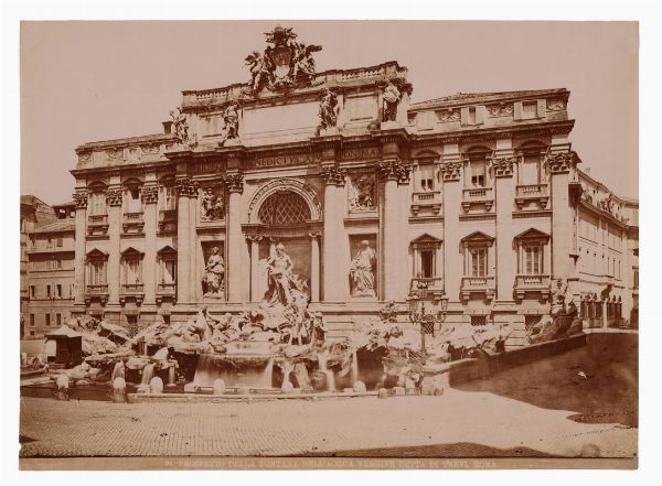 Lotto di dodici fotografie di autori vari: vedute di Roma.  - Asta Fotografie storiche - Associazione Nazionale - Case d'Asta italiane