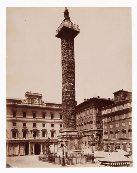 Lotto di dodici fotografie di autori vari: vedute di Roma.  - Asta Fotografie storiche - Associazione Nazionale - Case d'Asta italiane