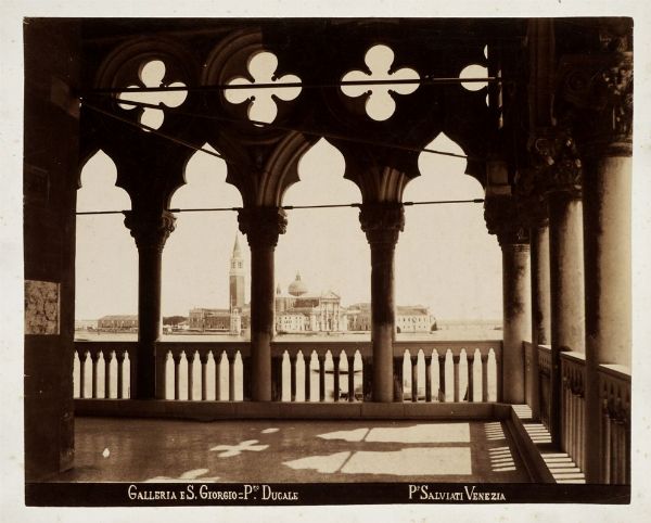 PAOLO SALVIATI : Lotto di 16 vedute di Venezia.  - Asta Fotografie storiche - Associazione Nazionale - Case d'Asta italiane