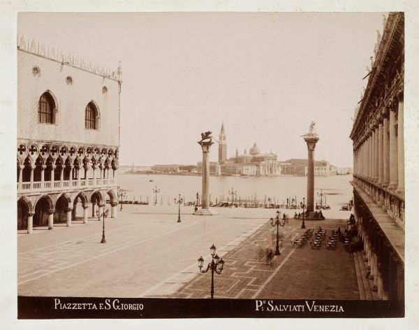 PAOLO SALVIATI : Lotto di 16 vedute di Venezia.  - Asta Fotografie storiche - Associazione Nazionale - Case d'Asta italiane