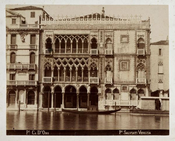 PAOLO SALVIATI : Lotto di 16 vedute di Venezia.  - Asta Fotografie storiche - Associazione Nazionale - Case d'Asta italiane