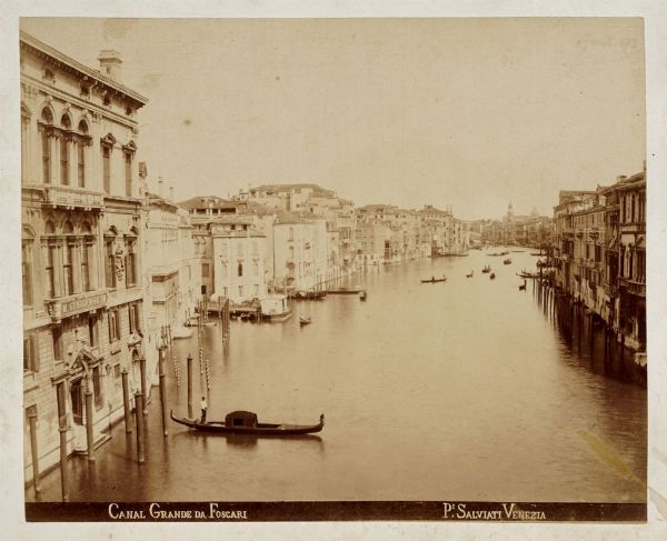 PAOLO SALVIATI : Lotto di 16 vedute di Venezia.  - Asta Fotografie storiche - Associazione Nazionale - Case d'Asta italiane