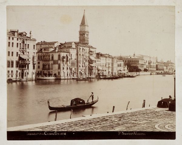 PAOLO SALVIATI : Lotto di 16 vedute di Venezia.  - Asta Fotografie storiche - Associazione Nazionale - Case d'Asta italiane