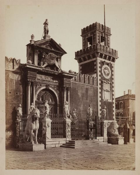 Carlo Naya : Lotto di due vedute di Venezia.  - Asta Fotografie storiche - Associazione Nazionale - Case d'Asta italiane