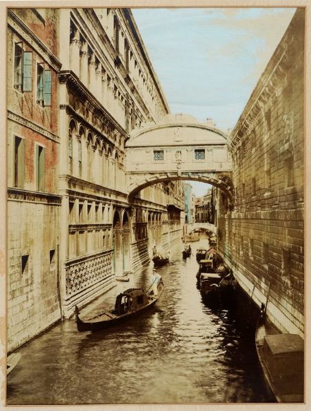 Carlo Naya : Venezia. Ponte dei sospiri.  - Asta Fotografie storiche - Associazione Nazionale - Case d'Asta italiane