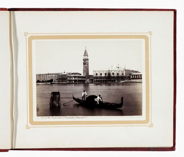 GIORGIO SOMMER : Album 'Venezia', con 26 albumine.  - Asta Fotografie storiche - Associazione Nazionale - Case d'Asta italiane
