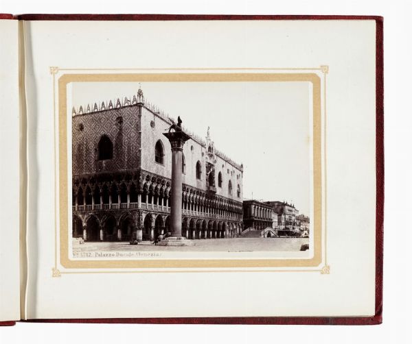 GIORGIO SOMMER : Album 'Venezia', con 26 albumine.  - Asta Fotografie storiche - Associazione Nazionale - Case d'Asta italiane