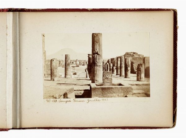 MICHELE AMODIO : Album 'Pompei', con 24 fotografie.  - Asta Fotografie storiche - Associazione Nazionale - Case d'Asta italiane