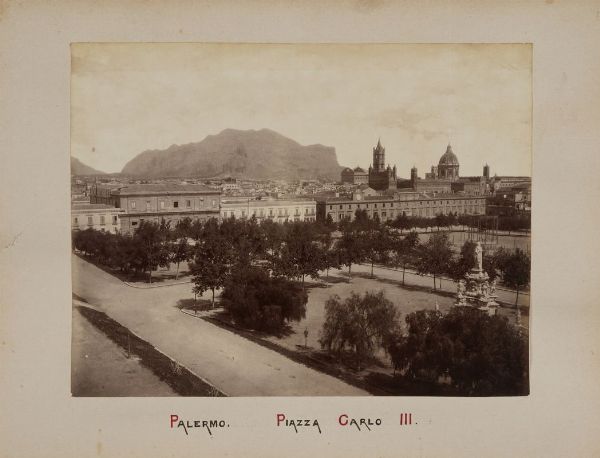 Giuseppe Incorpora : Lotto di sedici albumine: vedute di Palermo.  - Asta Fotografie storiche - Associazione Nazionale - Case d'Asta italiane