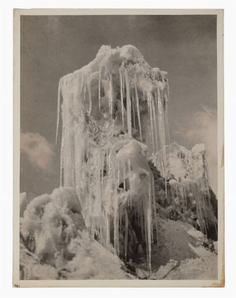 VITTORIO SELLA : Ghiaccio.  - Asta Fotografie storiche - Associazione Nazionale - Case d'Asta italiane