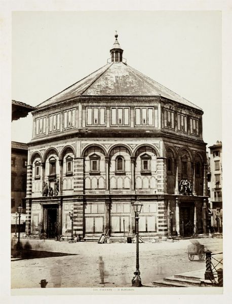 Scatola con una raccolta di 43 fotografie: vedute di Firenze.  - Asta Fotografie storiche - Associazione Nazionale - Case d'Asta italiane