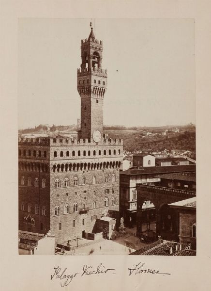 FRANCIS FRITH & CO. : Firenze. Palazzo Vecchio.  - Asta Fotografie storiche - Associazione Nazionale - Case d'Asta italiane