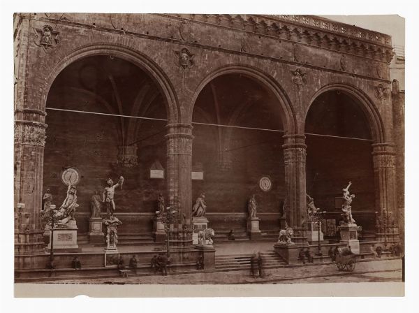 Lotto di due vedute di Firenze.  - Asta Fotografie storiche - Associazione Nazionale - Case d'Asta italiane