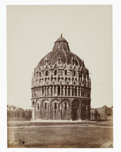 ENRICO VAN LINT : Pisa. Il Battistero.  - Asta Fotografie storiche - Associazione Nazionale - Case d'Asta italiane
