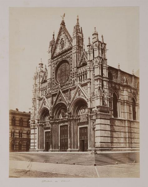 FRATELLI ALINARI : Siena. Duomo.  - Asta Fotografie storiche - Associazione Nazionale - Case d'Asta italiane