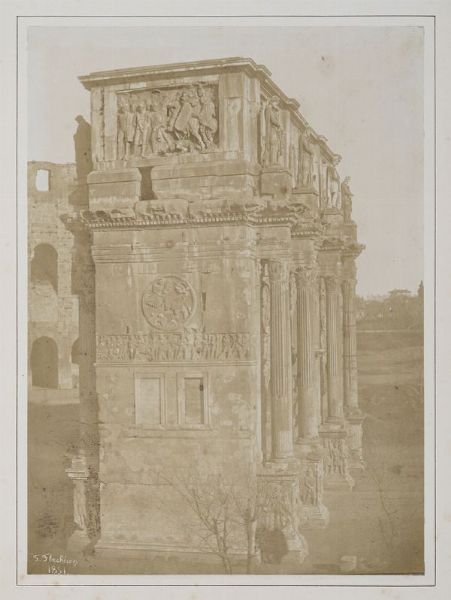 FRDRIC FLACHRON : Roma. Arco di Costantino.  - Asta Fotografie storiche - Associazione Nazionale - Case d'Asta italiane