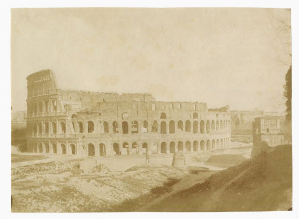 GIACOMO CANEVA : Roma. Il Colosseo.  - Asta Fotografie storiche - Associazione Nazionale - Case d'Asta italiane